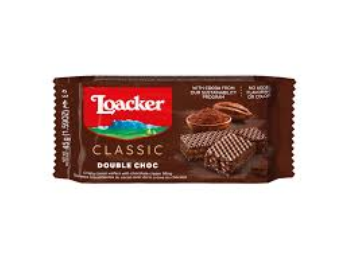 LOACKER CLASSIC WAFER DOUBLE CHOCOLATE 175G